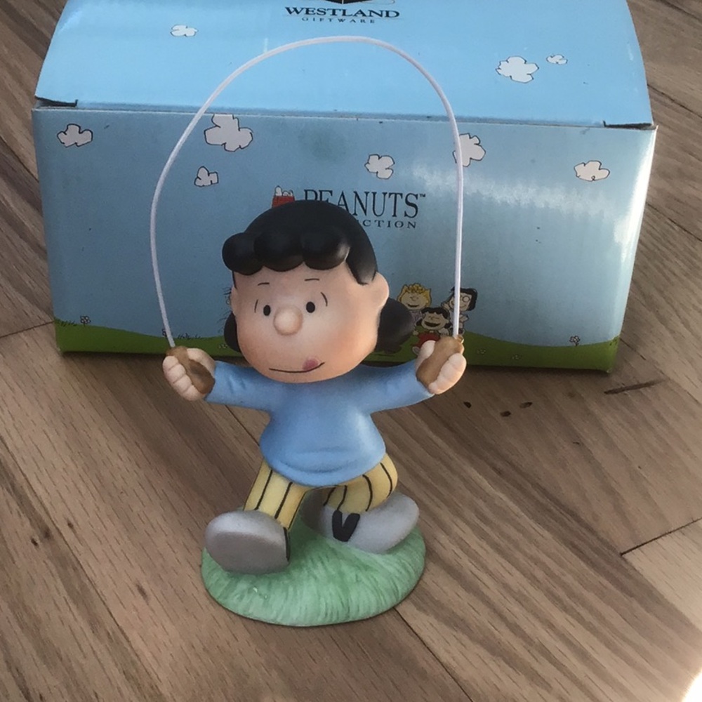 Westland -Peanuts Lucy Jump Rope Figurine.#8217. New in box.